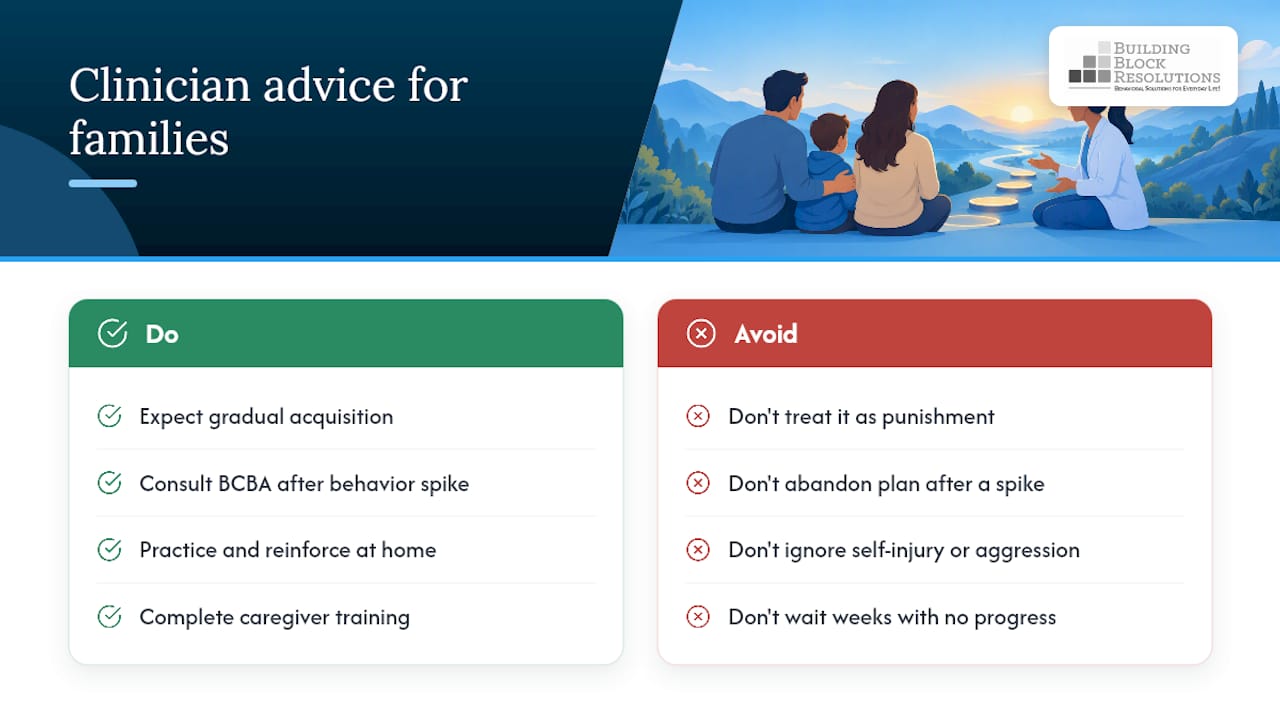 What experienced clinicians want families to know — overview diagram