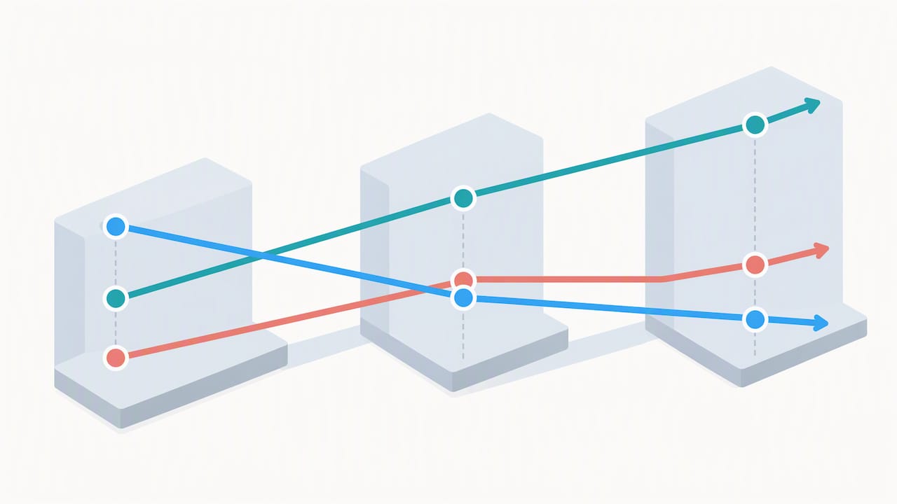 Illustrated ABA progress pathways over time